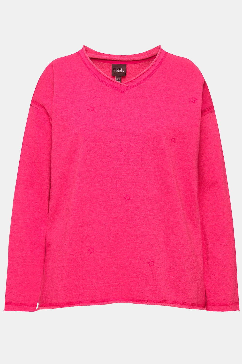 Stora storlekar Mjukiströja, Dam, rosa, storlek: 46/48, Bomull, Ulla Popken
