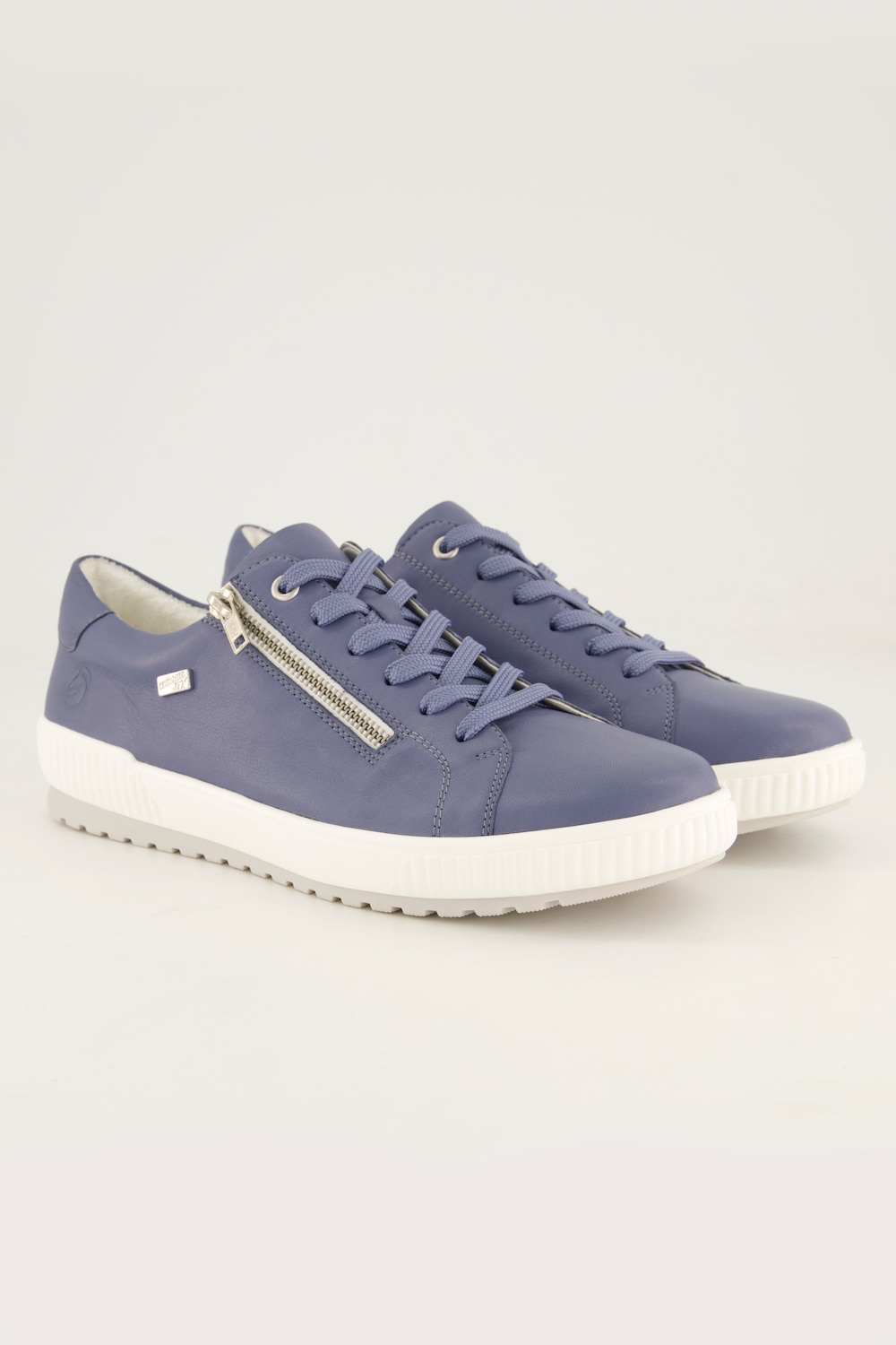 Remonte Funktions-Lederschuh, Damen, blau, Größe: 43, Leder/Sonstige/Synthetische Fasern, Ulla Popken