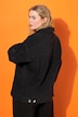Jeansjacke, oversized, Hemdkragen, Langarm