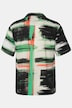 Men+ overhemd, korte mouwen, print all-over, Cubaanse kraag, tot 8XL