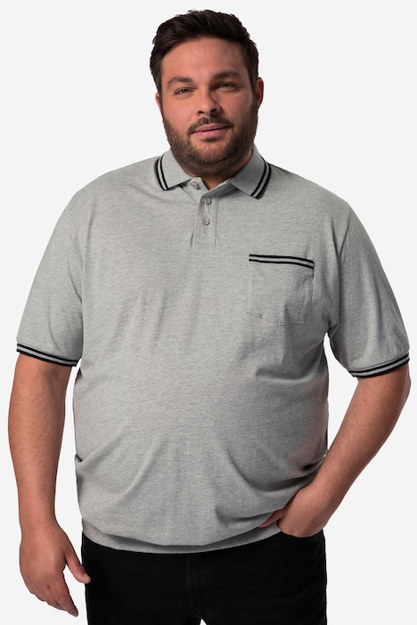 Men+ Poloshirt Bauchfit, Halbarm, Polokragen, bis 8 XL