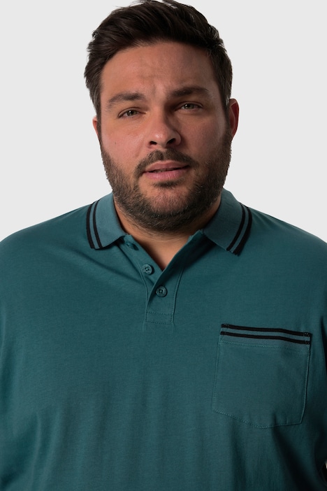 Men+ Poloshirt Bauchfit, Halbarm, Polokragen, bis 8 XL