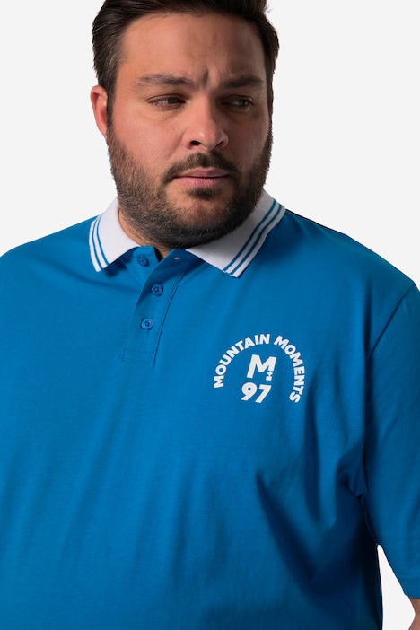 Men+ Poloshirt Bauchfit, Halbarm, Polokragen, bis 8 XL