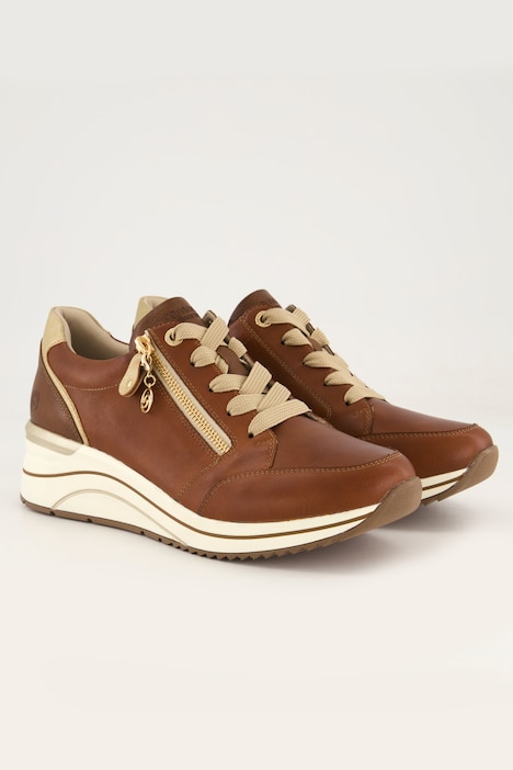 Leren sneakers, Remonte, rits, wijdte H