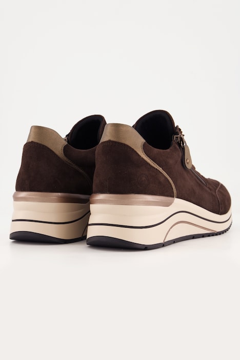 Leren sneakers, Remonte, rits, wijdte H