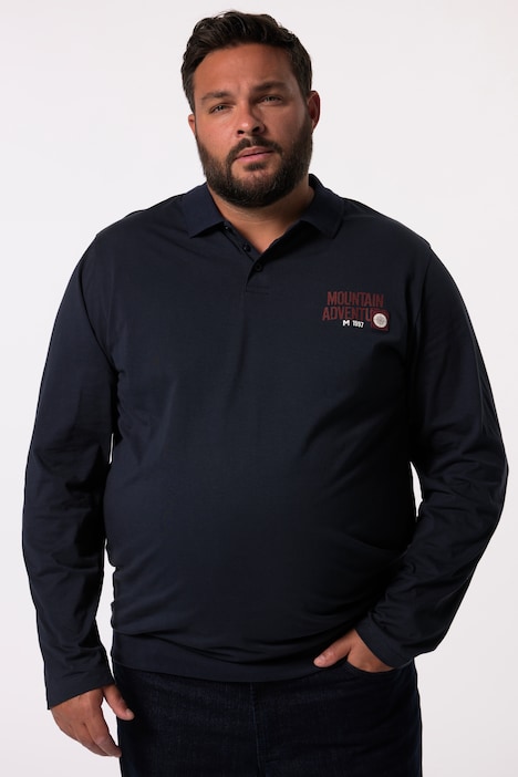 Men+ Poloshirt, Langarm, Bauchfit, bis 8 XL