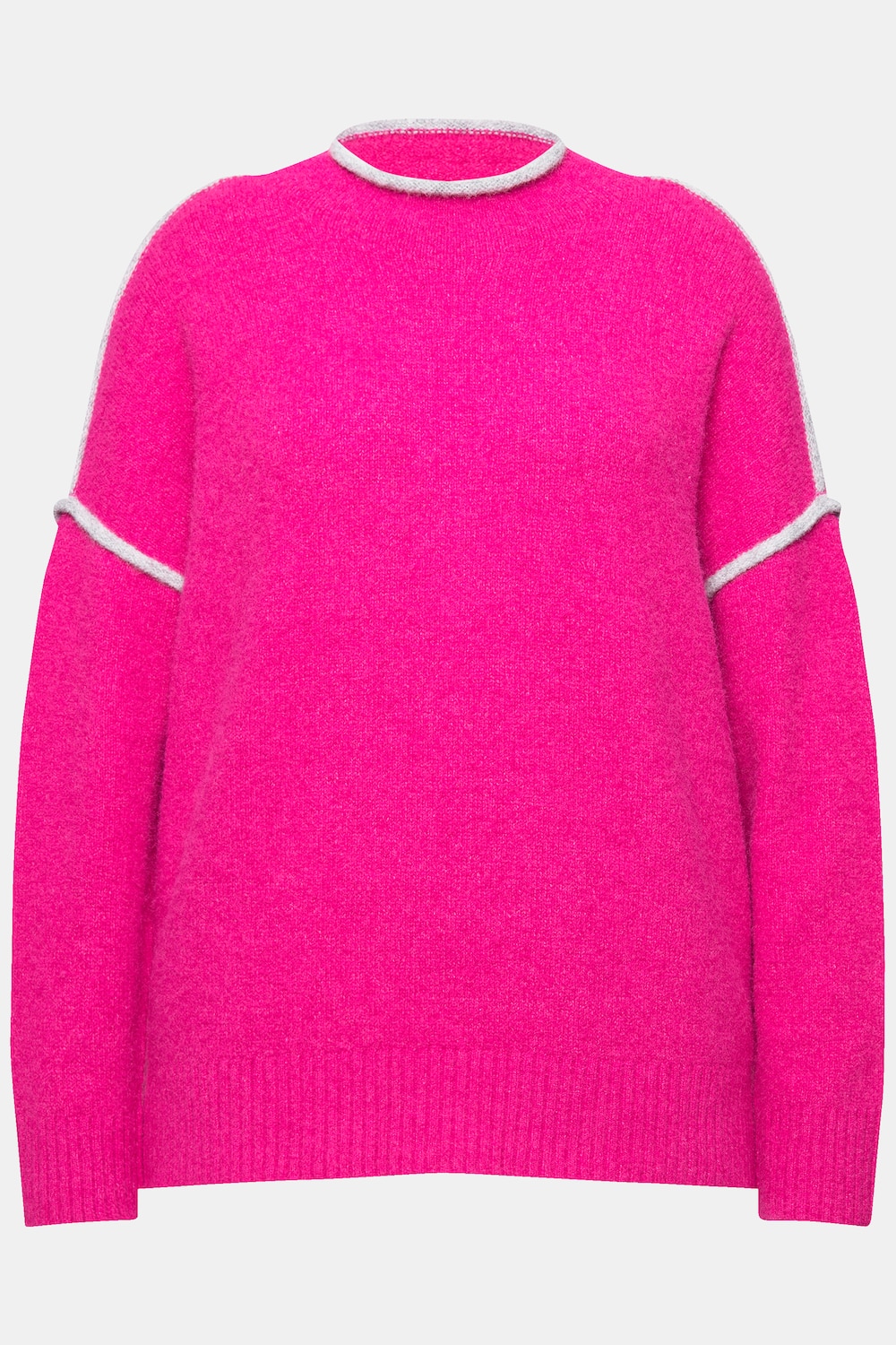 Stora storlekar Tröja, Dam, rosa, storlek: 54/56, Polyester/Syntetfibrer, Ulla Popken