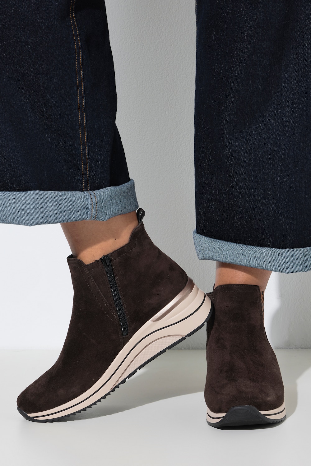Stiefeletten, Remonte, Samtvelours, Weite H