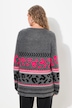 Pullover, Musterstreifen, Stehkragen, Langarm
