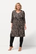 Longshirt, A-lijn, tuniekhals, 3/4-mouwen