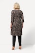 Longshirt, A-lijn, tuniekhals, 3/4-mouwen