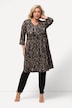 Longshirt, A-lijn, tuniekhals, 3/4-mouwen