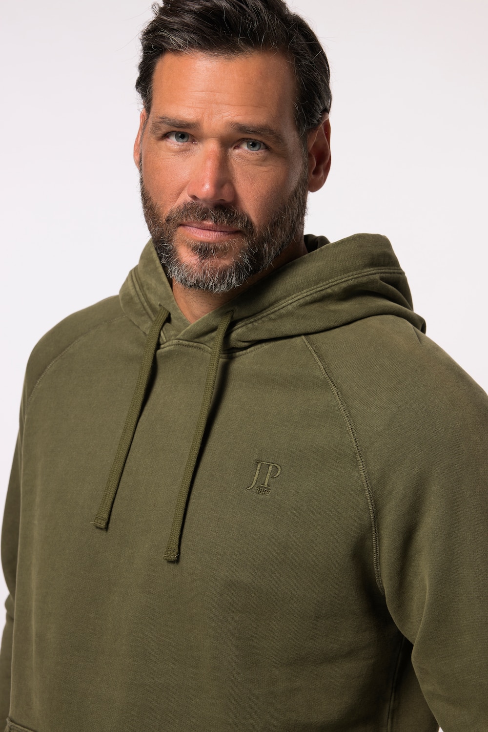 Stora storlekar Hoodie, Her, brun, storlek: 6XL, Bomull, JP1880
