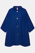Cape, Stehkragen, Knopfleiste, Langarm