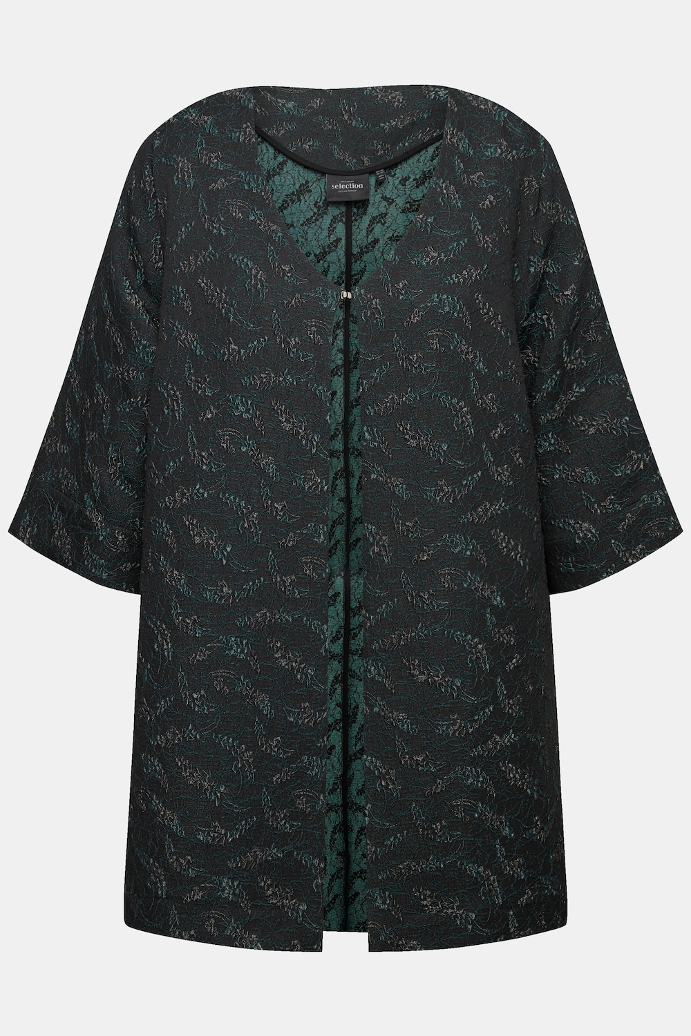 Stora storlekar Jerseyklänning, Dam, svart, storlek: 46/48, Polyester, Ulla Popken