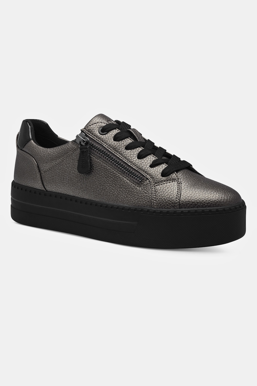 Plateau-Sneaker, Damen, braun, Größe: 39, Polyester/Synthetische Fasern/Elasthan, Ulla Popken