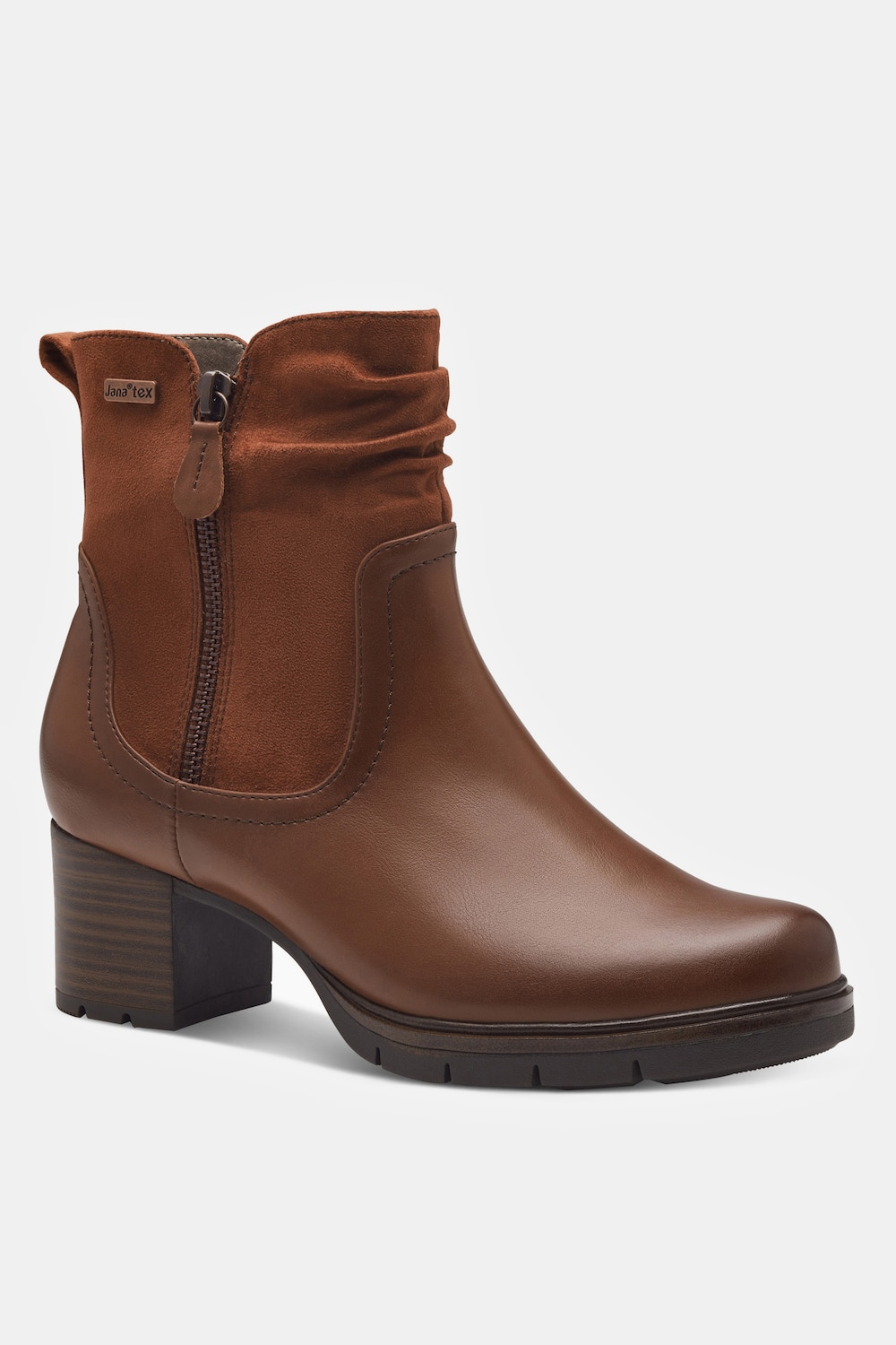 Stiefeletten, Damen, braun, Größe: 41, Synthetische Fasern/Polyester, Ulla Popken