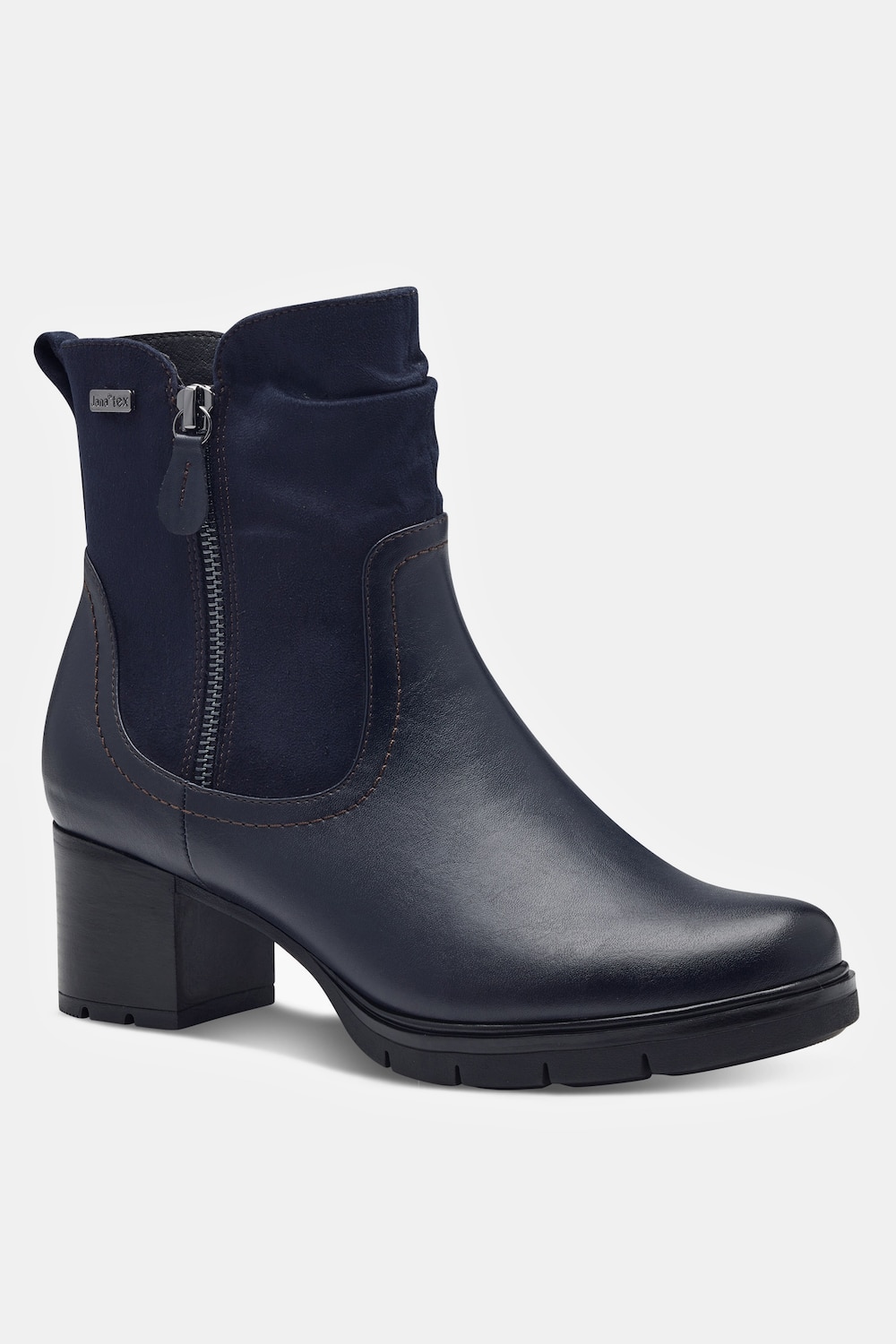 Stiefeletten, Damen, blau, Größe: 39, Synthetische Fasern/Polyester, Ulla Popken