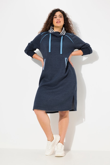 Navy sweatshirt dress online