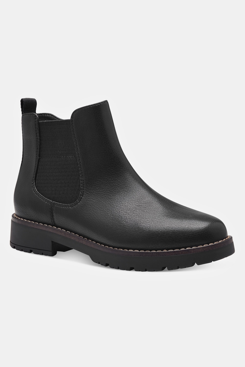 Chelsea-Boots, Damen, schwarz, Größe: 39, Polyester/Synthetische Fasern, Ulla Popken