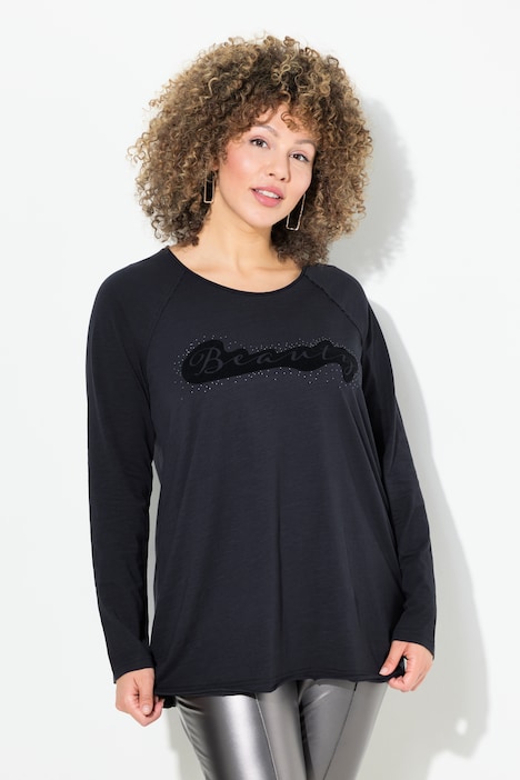 Flocked Beauty Long Sleeve Tee