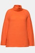 Pullover, Rippstrick, Rollkragen, Langarm, recycelt