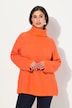 Pullover, Rippstrick, Rollkragen, Langarm, recycelt