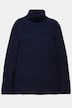 Pullover, Rippstrick, Rollkragen, Langarm, recycelt