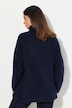Pullover, Rippstrick, Rollkragen, Langarm, recycelt
