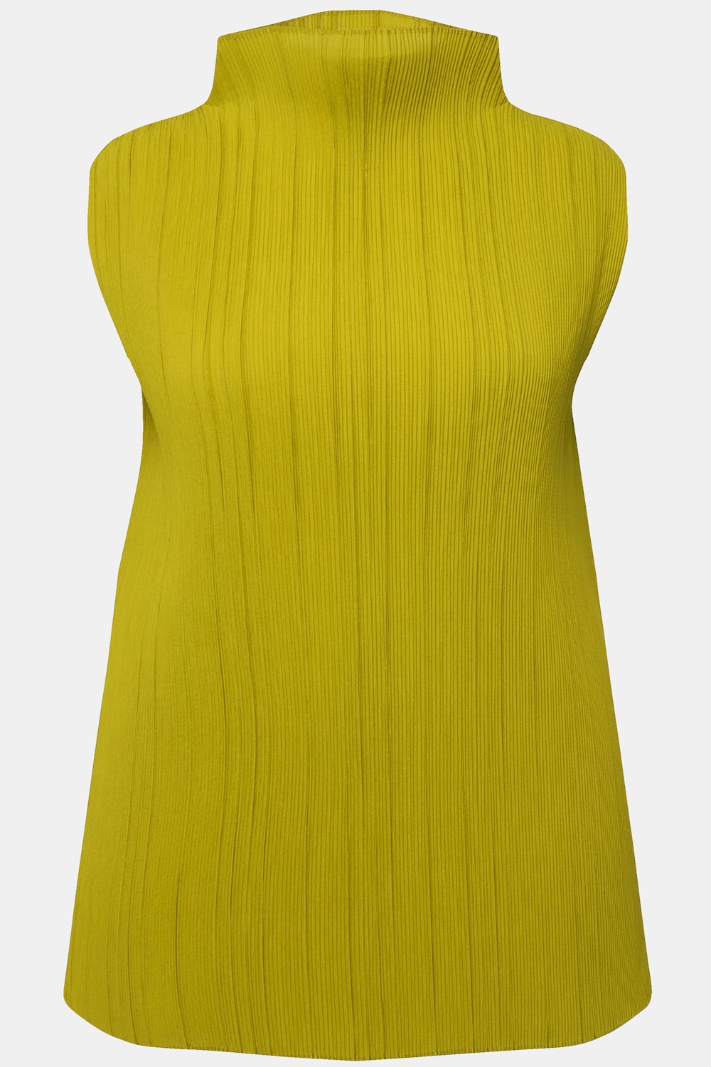 Stora storlekar Plisserad blustopp, Dam, grön, storlek: 54/56, Polyester, Ulla Popken