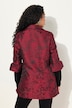 Chaqueta Jacquard, tafetán, Jacquard, cuello camisero, manga de volantes