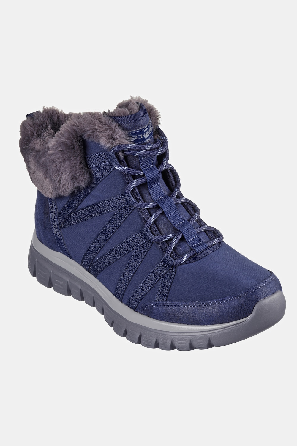 Skechers Boots, Damen, blau, Größe: 40, Sonstige/Polyester, Ulla Popken