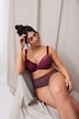 Slips midi, pack de 5, lunares/liso