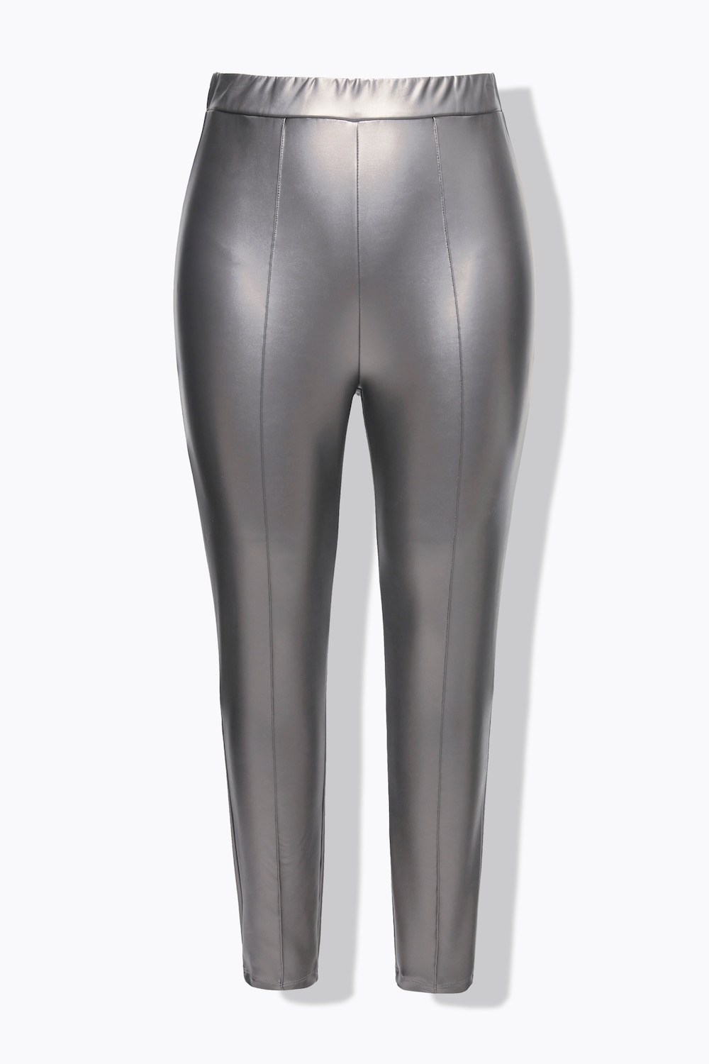 Stora storlekar Leggings, Dam, grå, storlek: 62/64, Syntetfibrer/Polyester, Ulla Popken