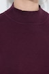 Pullover, Streifen, Stehkragen, Langarm, Biobaumwolle