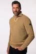 Pull camionneur JP 1880 en maille. Col zippé et look vintage – jusqu'au 7 XL
