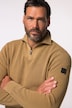 Pull camionneur JP 1880 en maille. Col zippé et look vintage – jusqu'au 7 XL
