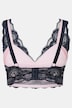 Bralette senza ferretto con pizzo, coppe morbide e coppa B-E