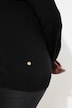 Chaqueta de punto, escote en V, lana pura, tapeta de botones