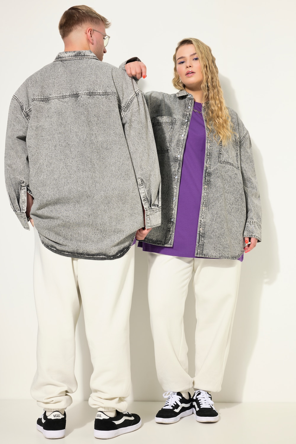 Jeanshemd, oversized, Vintage Look, Unisex
