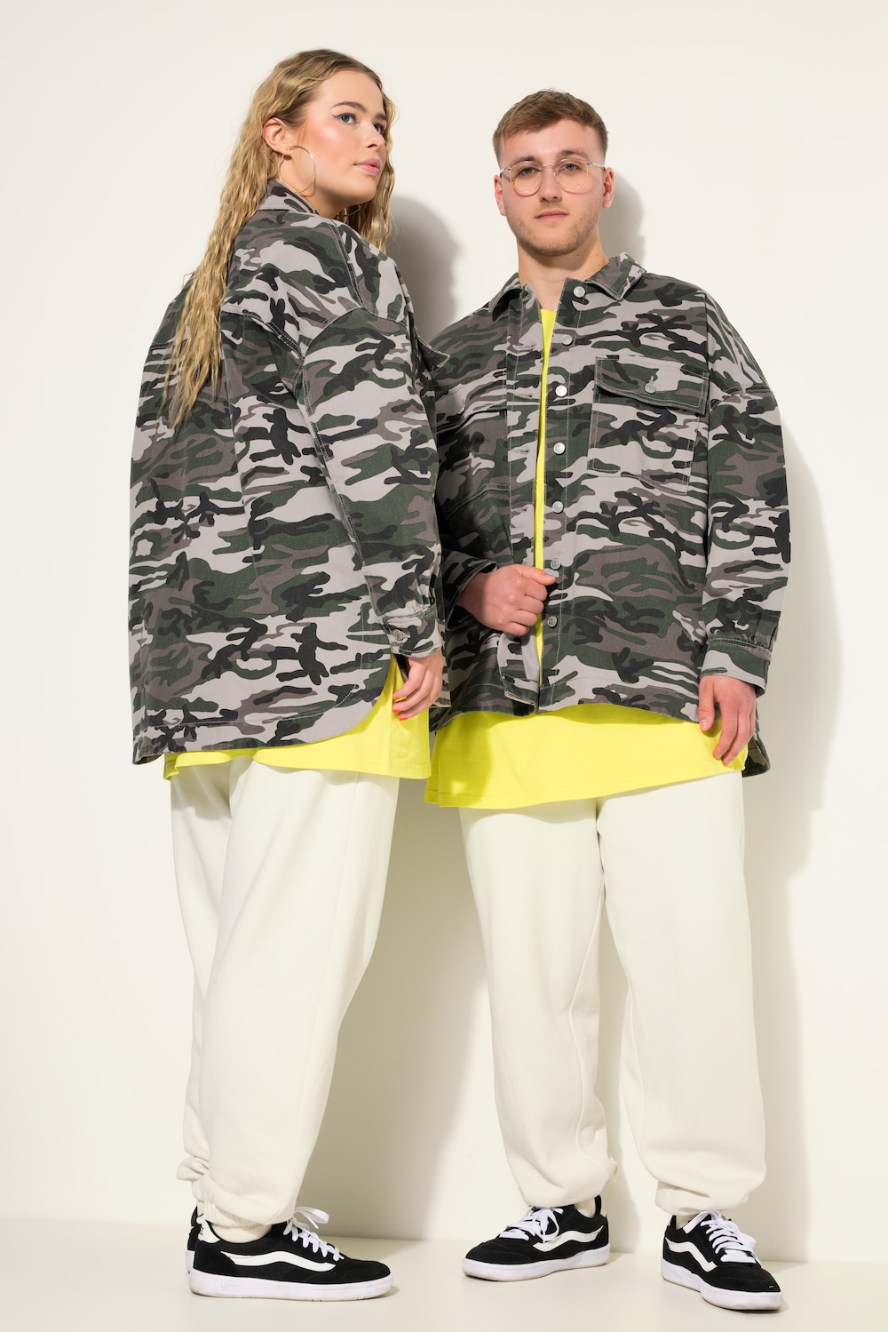 Hemd, oversized, Camouflage, Unisex