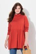 longshirt, met col, A-lijn, lange mouwen, biologische katoen