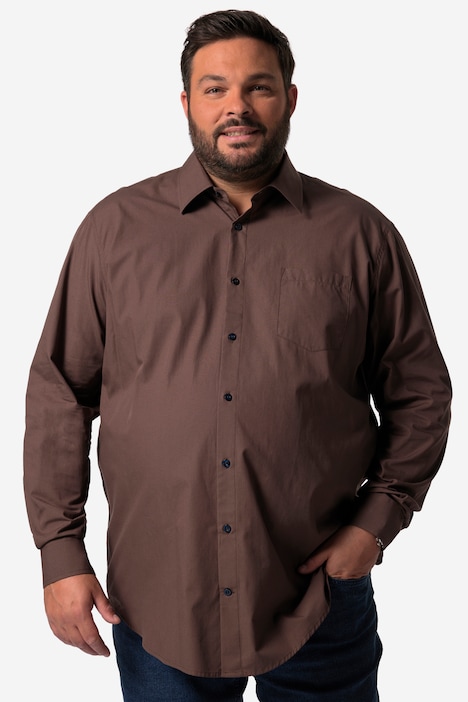 Men+ Hemd, Langarm, Kentkragen, Comfort Fit, bis 8 XL