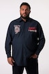 Men+ Hemd, Langarm, Kentkragen, Brustprint, Comfort Fit, bis 8 XL