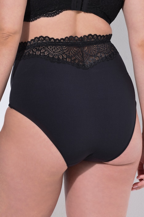 Lot de 3 culottes maxi TruYou, microfibre, dentelle à la taille