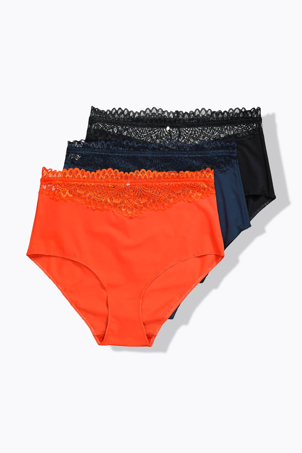 Große Größen TruYou Maxislips, Damen, orange, Größe: 62/64, Baumwolle/Elasthan/Synthetische Fasern, Ulla Popken