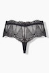 Strings en lot de 3, ceinture en dentelle