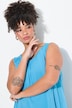 Sleeveless A-Line Crew Neck Top