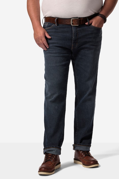 John F. Gee Jeans Bauchfit, Denim, Straight Fit, 5-Pocket, bis 72