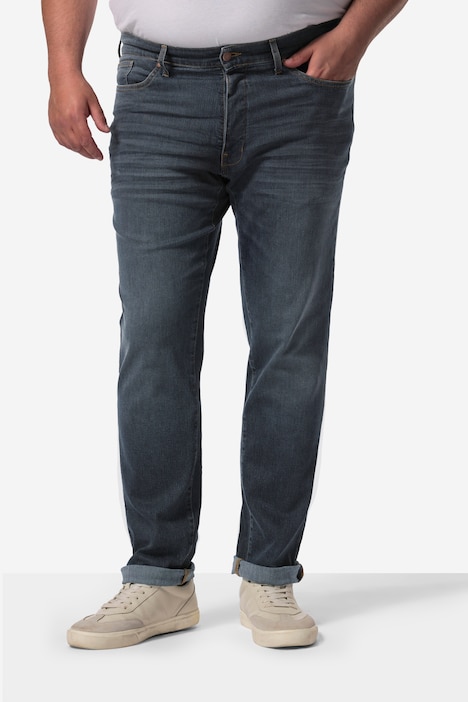 John F. Gee Jeans Bauchfit, Denim, Straight Fit, 5-Pocket, bis 72